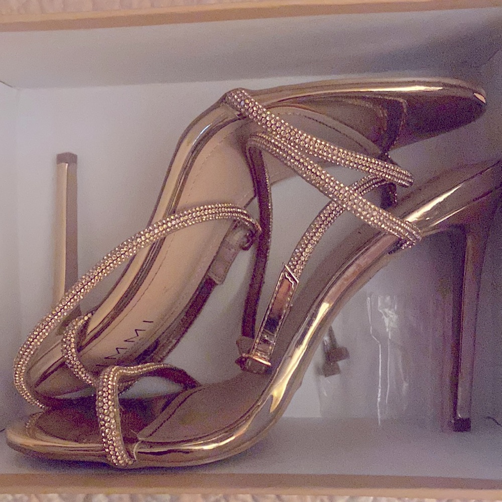 Rose Gold SIMMI HEELS - Picture 2 of 4